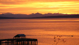 Cascade Mountains from Port Townsend